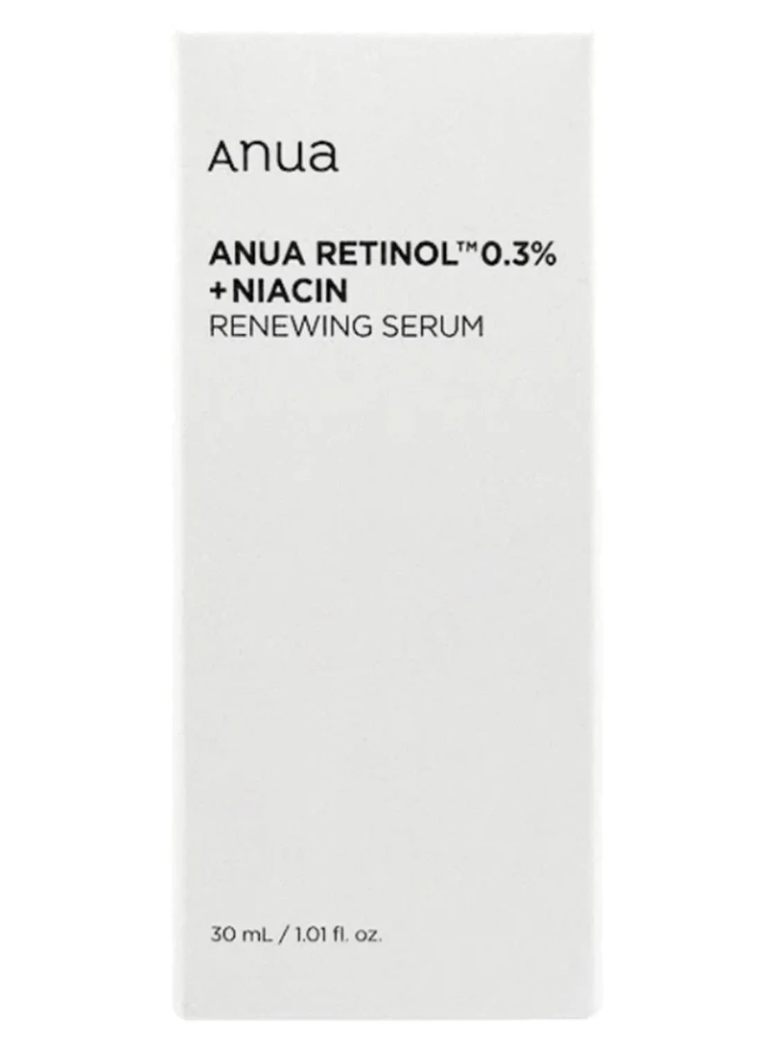 Anua Retinol 0.3% + Niacin Renewing Serum Premium Facial Skincare for Mature Skin (30 mL) 9e17t