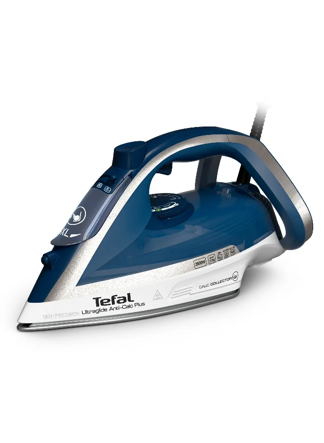 Premium Steam Iron with Durilium Airglide Soleplate and Anti-Calc Technology (Silver, 270 mL, 2800 W) 8ec4t