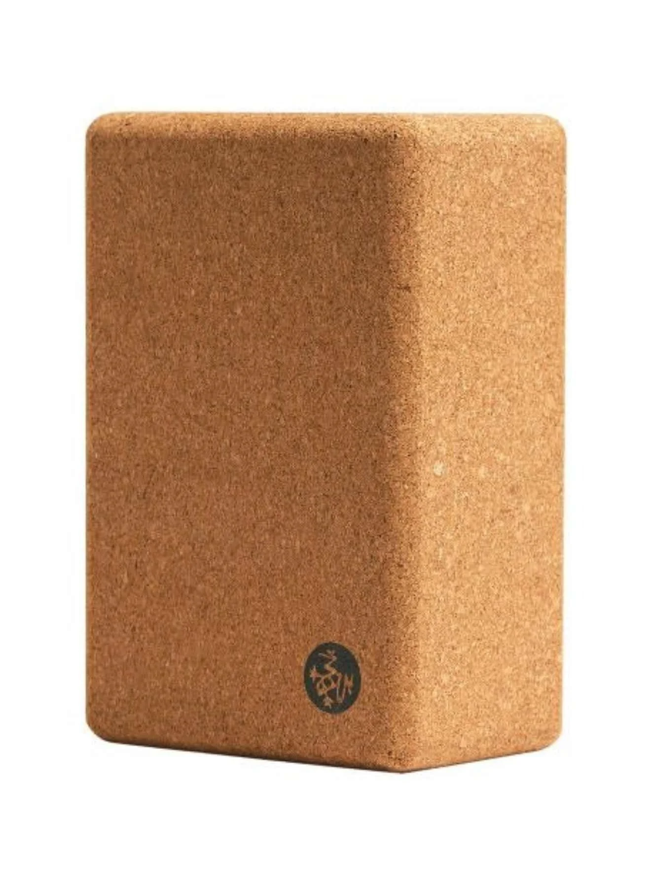Premium Natural Cork Yoga Block High-Density Eco-Friendly Support (10 cm) ebn4x