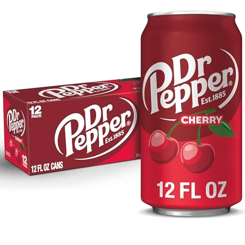 Dr Pepper Cherry Flavored Carbonated Soft Drink (12 x 355 mL) hzfpq