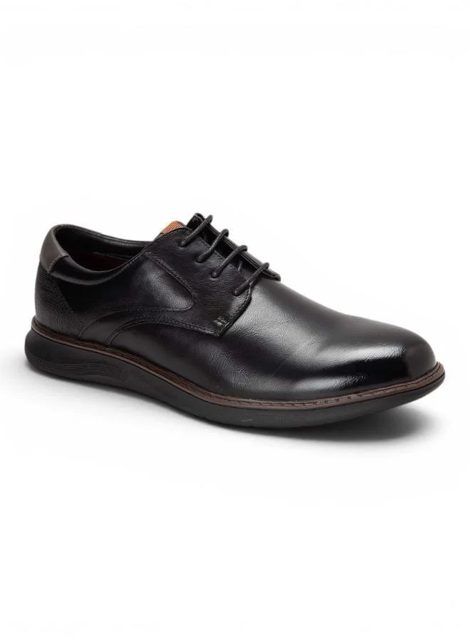Bata Classic Lace-Up Formal Shoes Premium Leather Style For Men (Black, 42 EU) xeg93