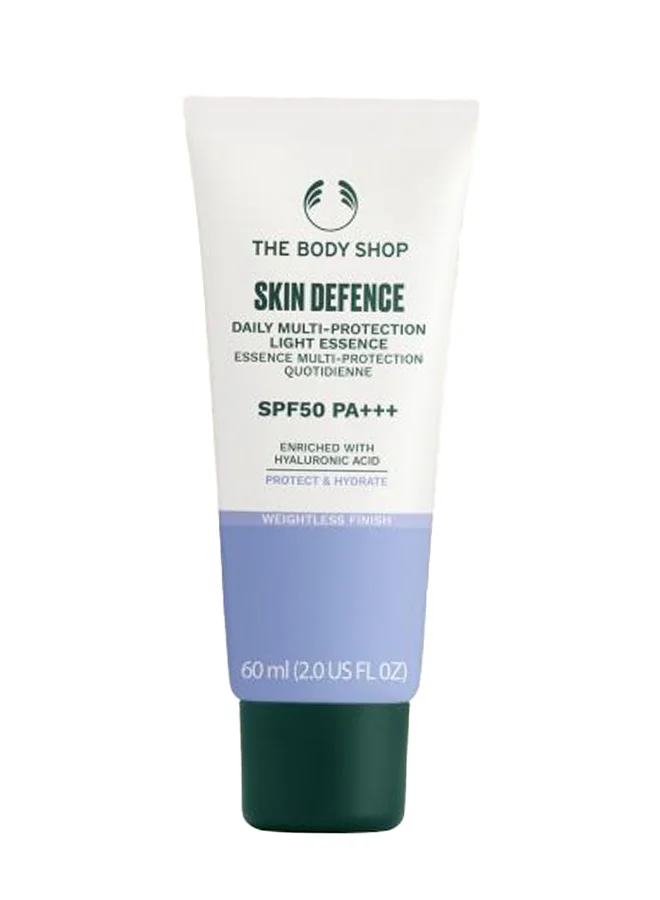 THE BODY SHOP Skin Defence Multi-Protection Light Essence SPF 50 PA++++ (60 mL) 2vbj1
