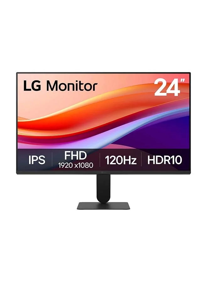 Ultra-HD 24-Inch Full HD IPS Monitor 120Hz HDR10 Borderless Display (Black, 60 cm) h9dfl