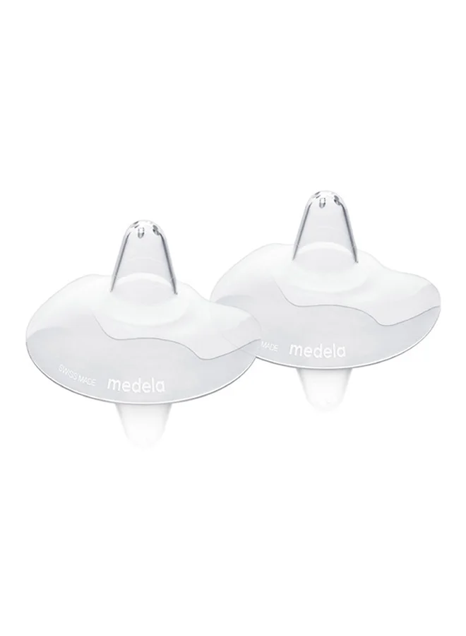 Premium Silicone Nipple Shields for Breastfeeding Support (Large, 2 Pieces) yhidh