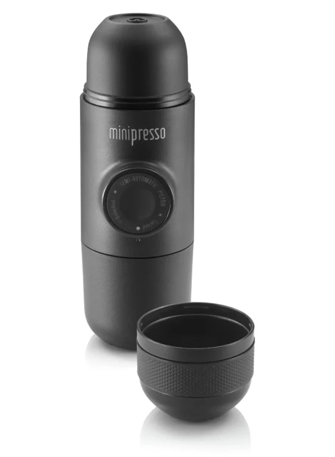 WACACO Portable Espresso Maker Hand-Powered Coffee Machine for Ground Coffee (Black, 70 mL) nvvkd