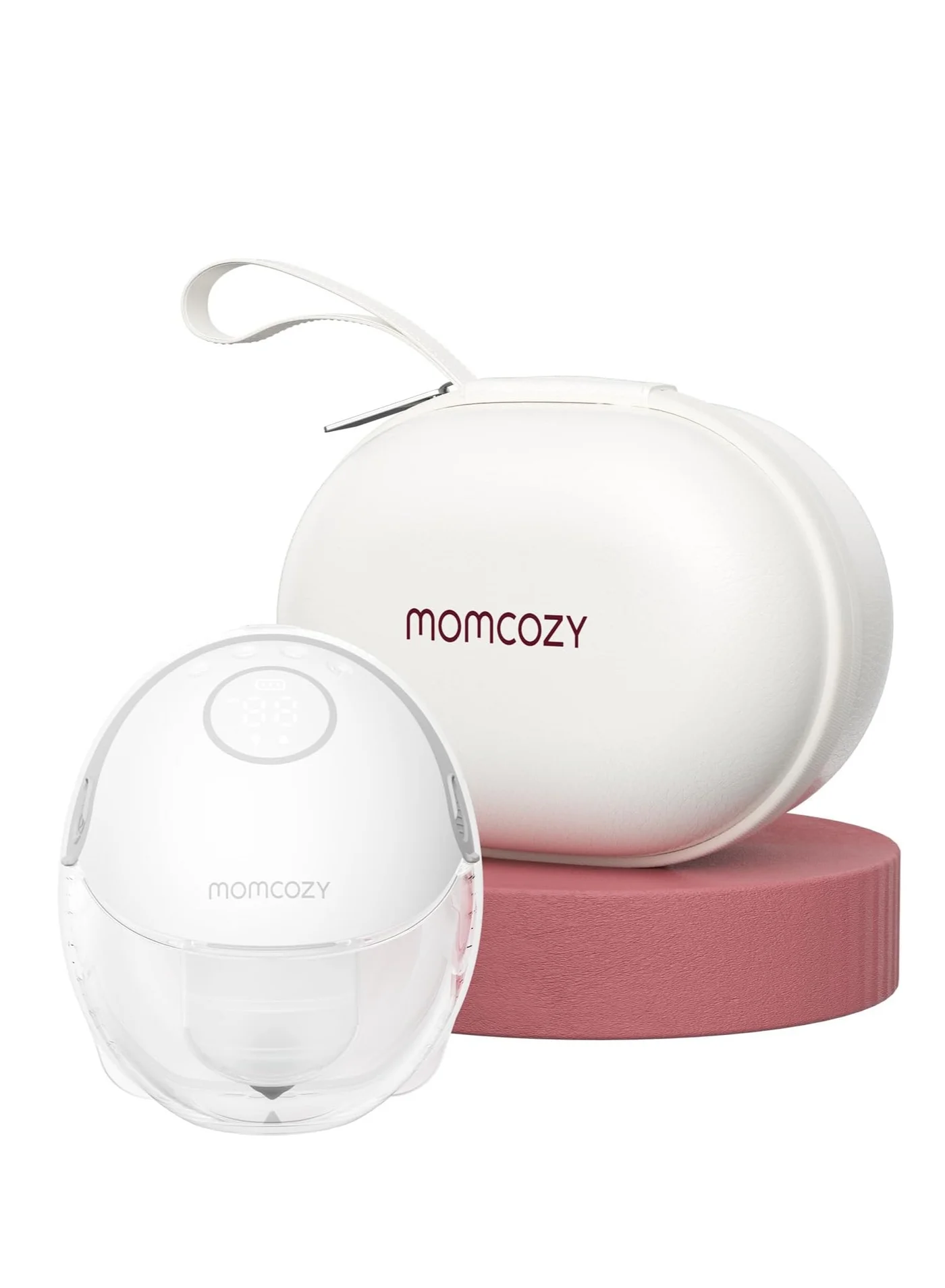 Wearable Hands-Free Breast Pump M6 Single Electric Milk Extractor with 3 Modes and 9 Suction Levels (1 Unit) t0ufk