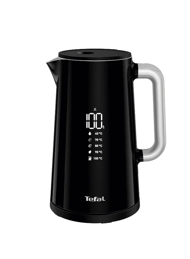 Premium Digital Electric Kettle with 5 Temperature Settings Rapid Boil 3000W (Midnight Black, 1.5 L) 8xxv3
