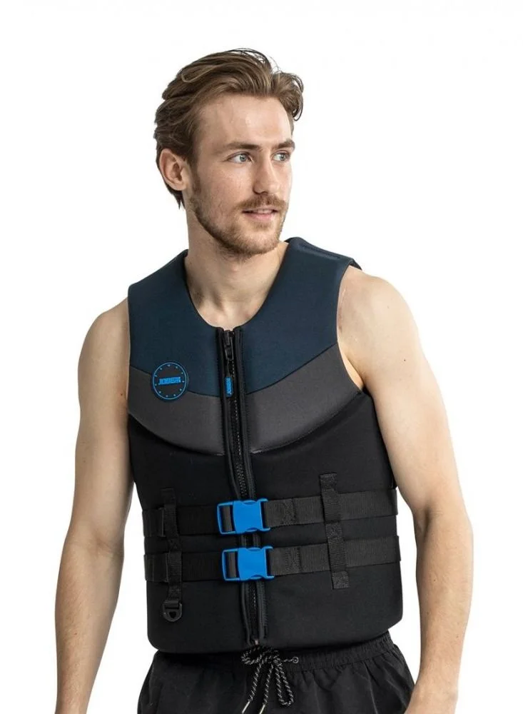 Premium Neoprene Life Vest for Men Water Sports Safety Gear (Midnight Blue, Large) m9f5r