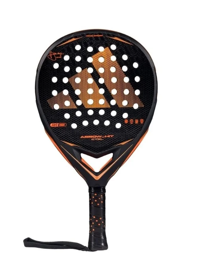 Sport Arrow Hit Ctrl 3.5 Padel Racket Premium Carbon Fiber Round Shape (375 g) c9tmq