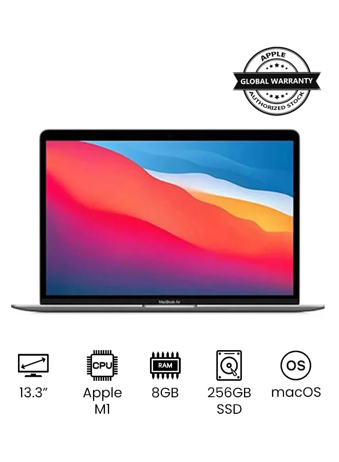 Premium Smart 13-Inch Laptop, Octa-Core Processor, 8GB RAM, 256GB SSD, High-Resolution Display, English Keyboard (Space Grey, 13-Inch) m2f81
