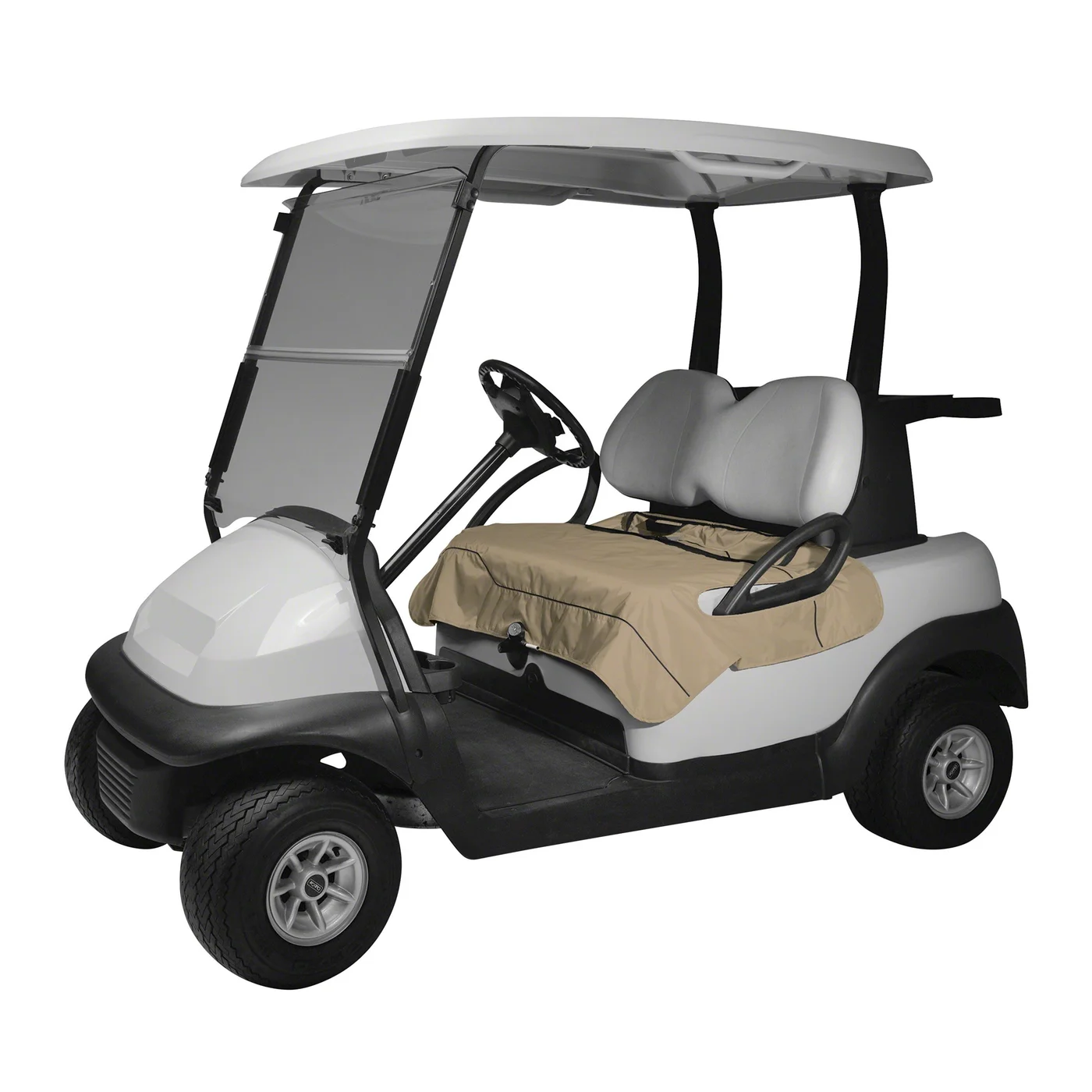 Premium Golf Cart Seat Blanket Thermal Cover for Outdoor Comfort (Light Khaki, 150 cm x 120 cm) 50fqp