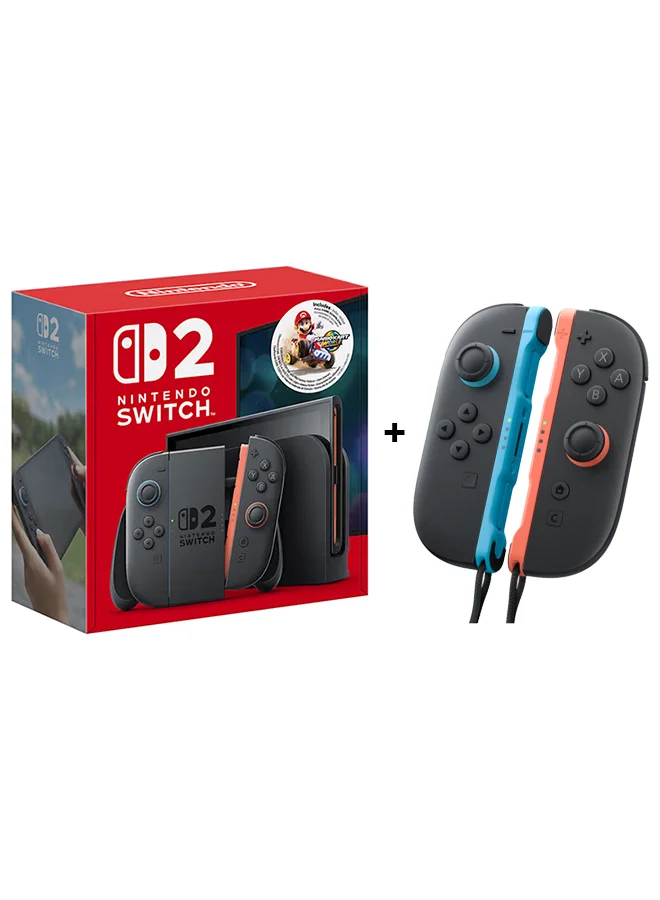 Handheld Gaming Console Bundle with Racing Game and Dual Joy-Con Controllers (Blue and Red, 1 Set) 5xx7z