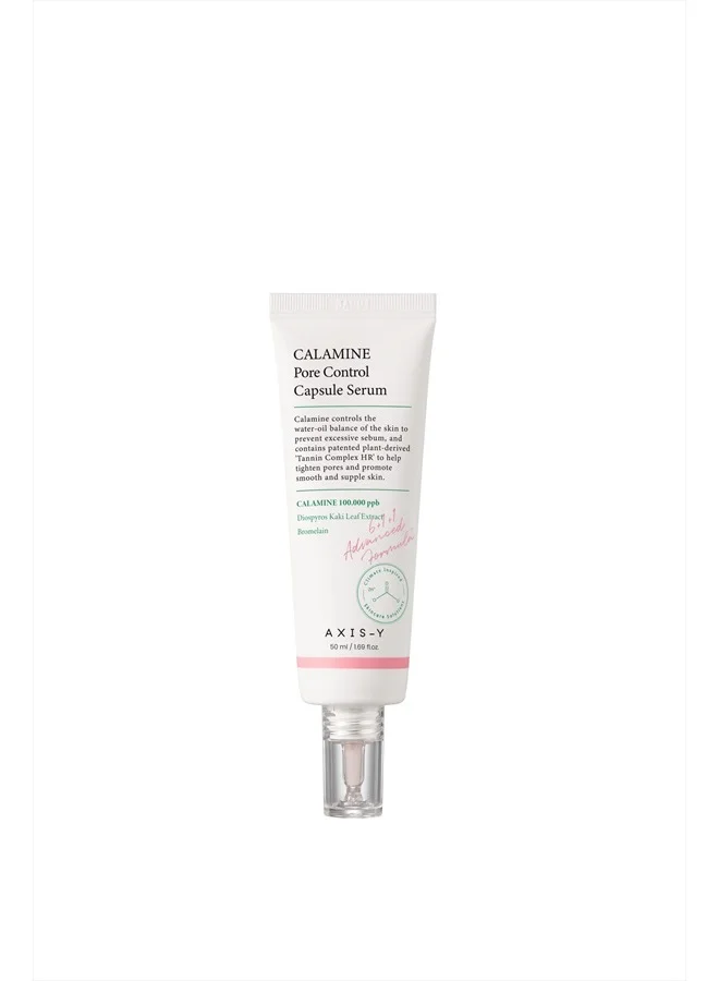 AXIS-Y Calamine Pore Control Capsule Serum Premium Pore Refining Facial Care (50 mL) ud1we