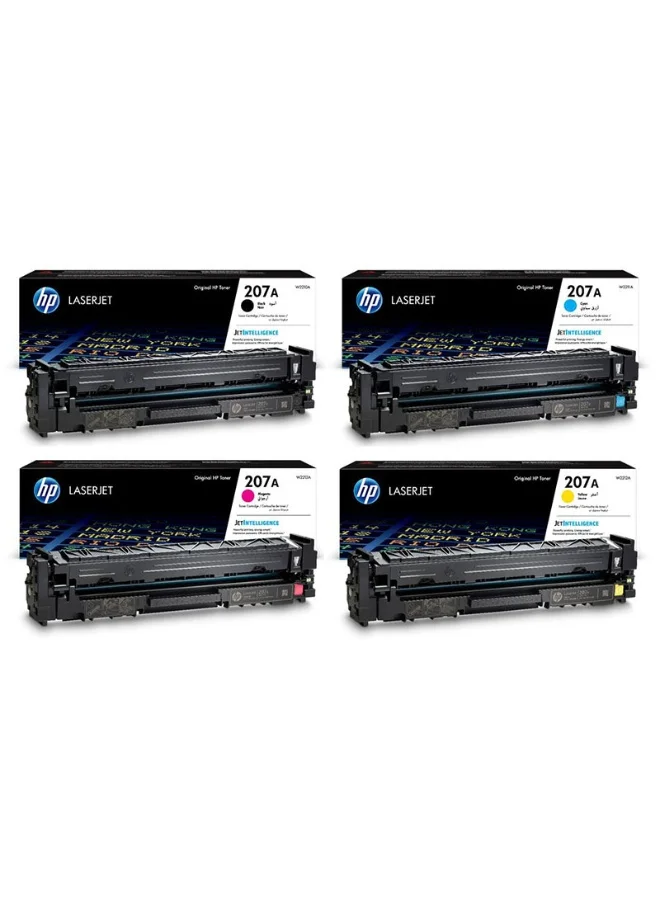 Premium Laser Toner Cartridge Set (4-Pack, Black, Cyan, Magenta, Yellow) for Professional Office Printing dd9qq