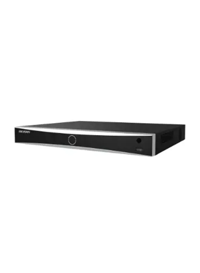 Professional 16-Channel 4K Network Video Recorder AI Security System with Facial Recognition and Perimeter Protection (Black, 1U Rack Mount) ns0ni