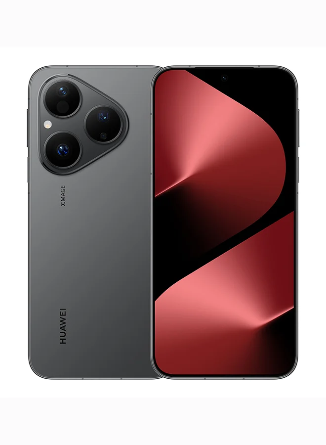 Smart Pura 80 Dual SIM Smartphone (Black, 12GB RAM, 256GB Storage, 6.6-inch Display, Middle East Version) v45oy
