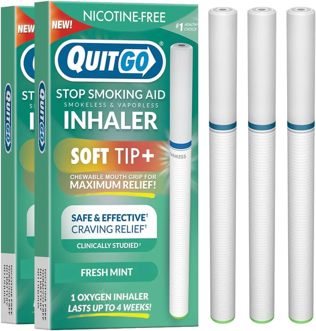 QUITGO Oral Support Habit Replacement Inhaler (Fresh Mint, 3 Pack) h91kw
