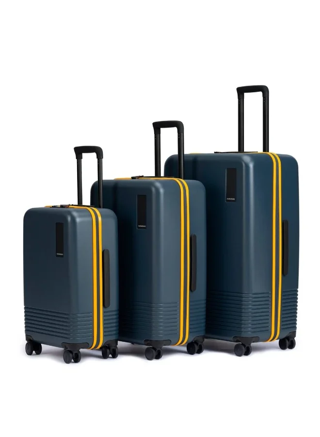 Mokobara Iconic Range Polycarbonate Hard Shell Luggage Set (3-Piece, Ocean Sunray, 79cm) ia0o8