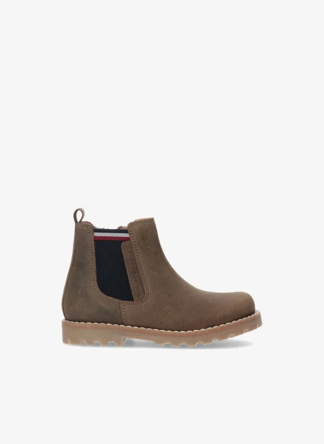 Premium Kids Ankle Chelsea Boots Comfortable Slip-On Footwear for Boys and Girls (Size 30) bdvpd