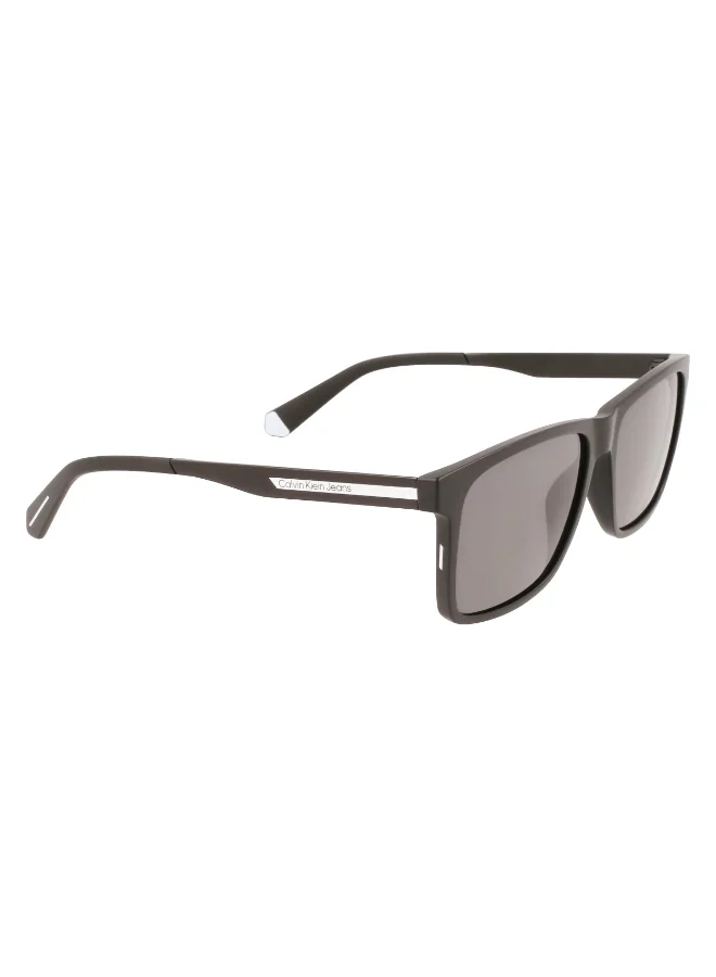 Premium Full Rim Injected Sunglasses Matte Black (57mm Lens) o96vy