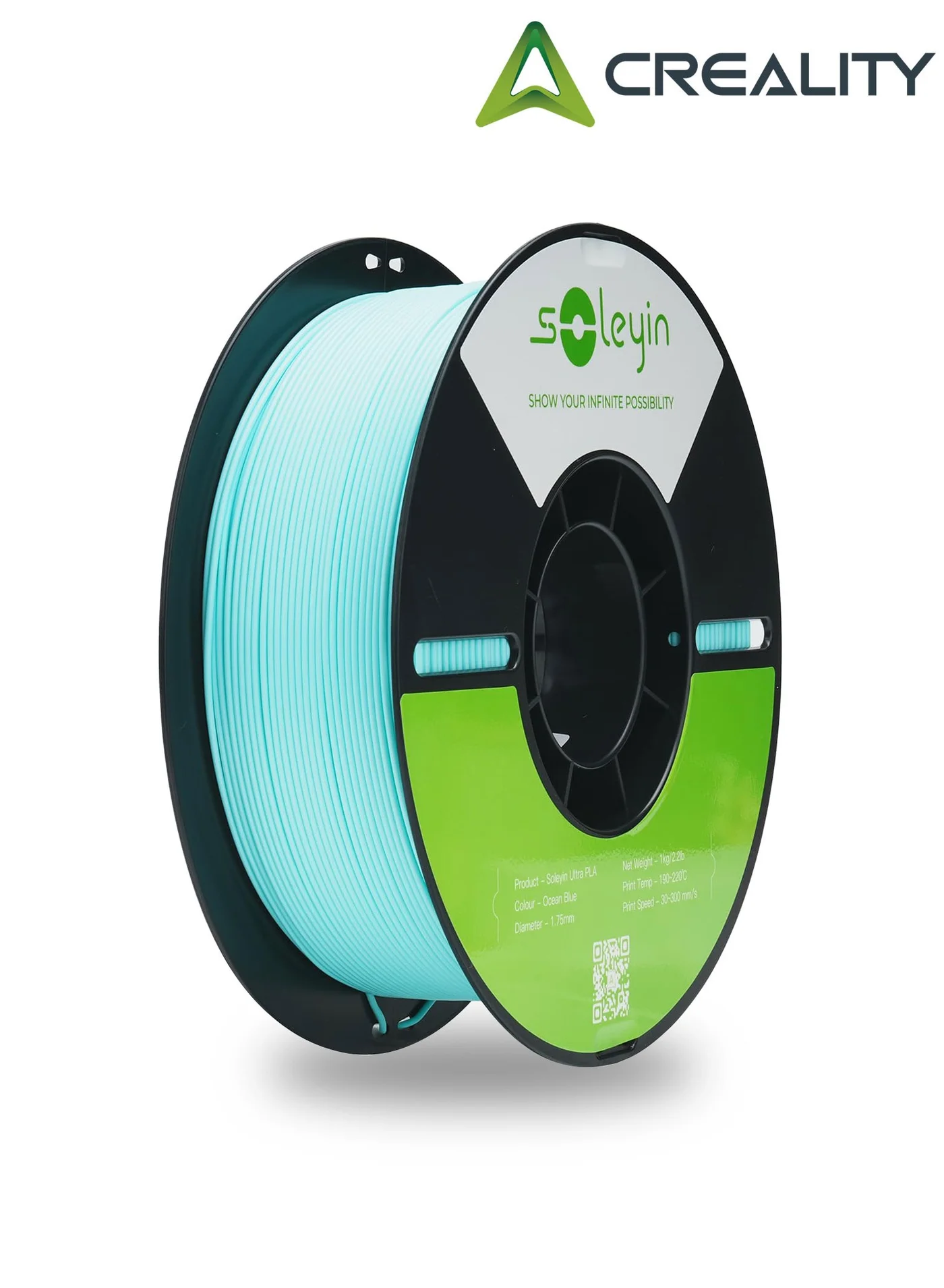 Soleyin Ultra PLA 3D Printer Filament (Ocean Blue, 1.75mm) High-Speed Professional Printing Material for FDM Printers nzsiz