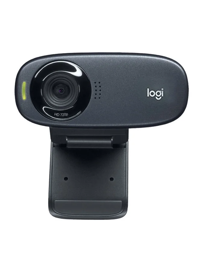 Premium HD Webcam 720p with Built-in Noise-Reducing Microphone (Black) ii4e0
