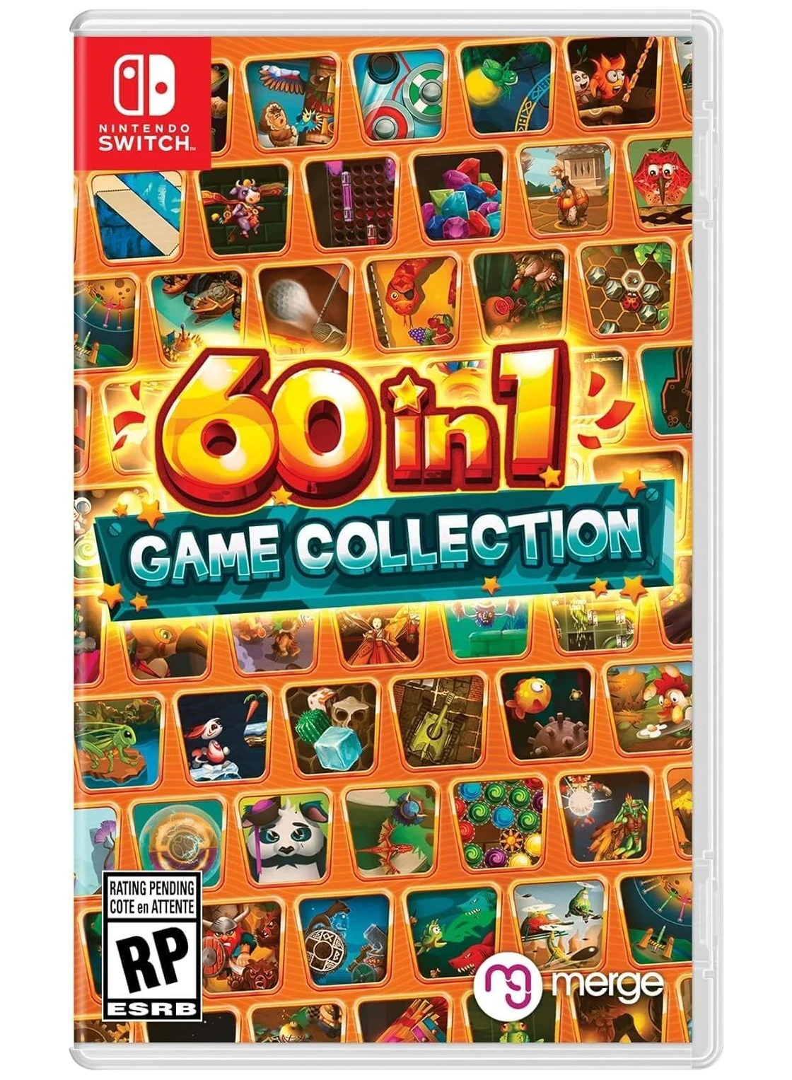 Handheld Gaming 60-in-1 Retro Arcade Console System (Portable, Multi-Game Collection) t97i2