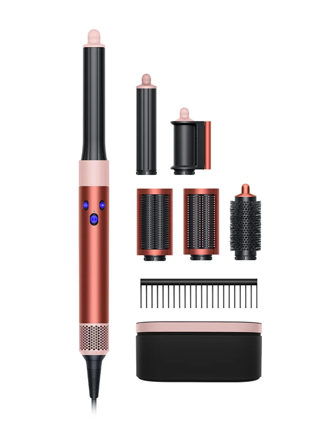 High-Speed Ionic Multi-Styler and Hair Dryer Set (Strawberry Bronze, Long Barrel) 6dgkn