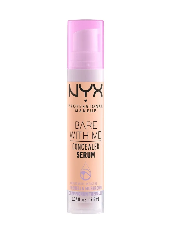 NYX Professional Makeup Bare With Me Concealer Serum Natural Finish Lightweight Formula (Medium Vanilla, 9.6 mL) e1ar7