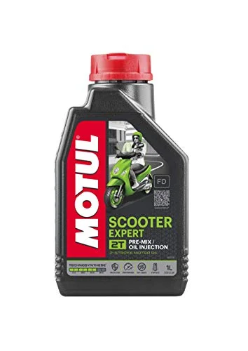Motul Scooter Expert 2T Engine Oil Premium Synthetic Blend (1 Liter) vxhai