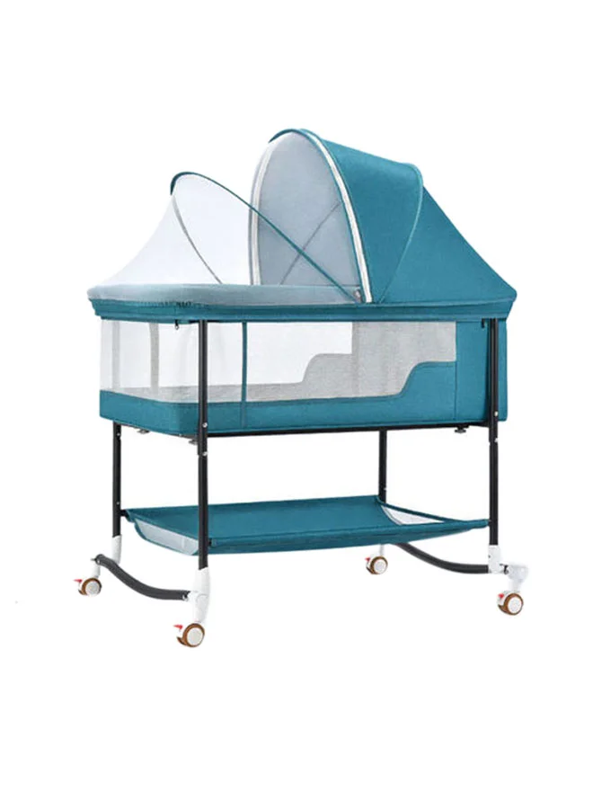 Kidle 4-In-1 Multi-Functional Foldable Baby Bed with Mosquito Net (Portable Smart Cot, 18-24 Months) 3kril