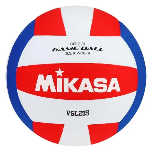 Premium Competitive Volleyball Professional Training Ball (Red/White/Blue, Size 5) s4lmf