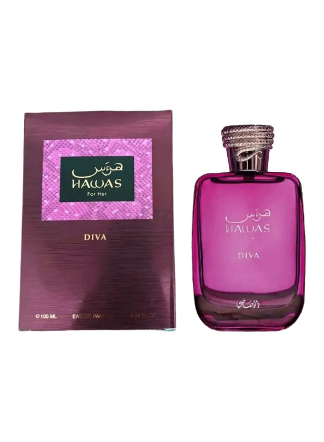 Rasasi Hawas Diva Eau de Parfum for Women Premium Long-lasting Fragrance (100 mL) zw25a
