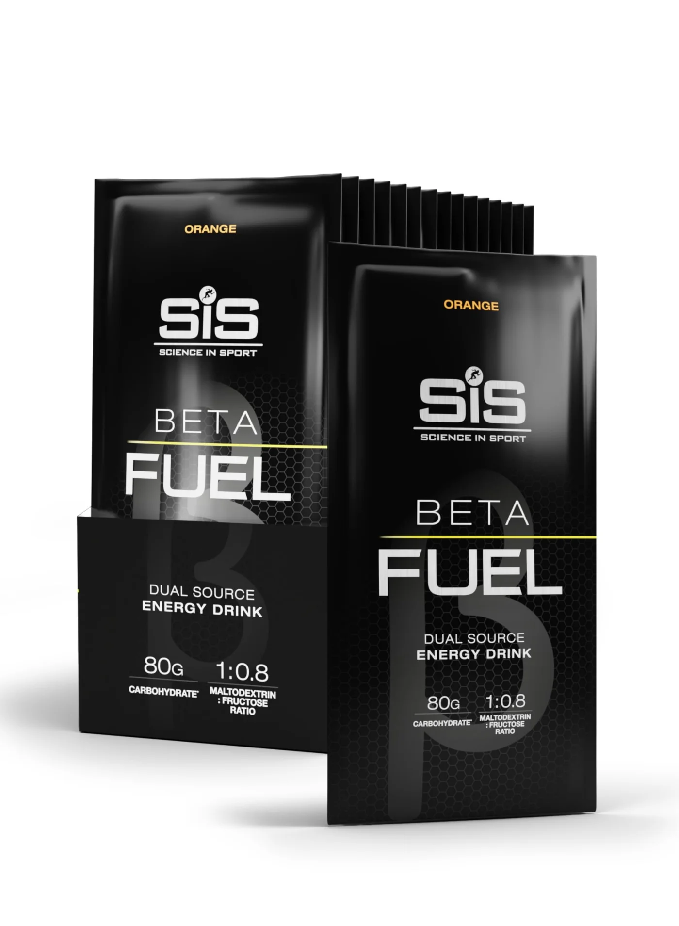SIS Beta Fuel 80 Dual Source Energy Drink Powder (Orange, 15 Pack x 80g) ktdsa