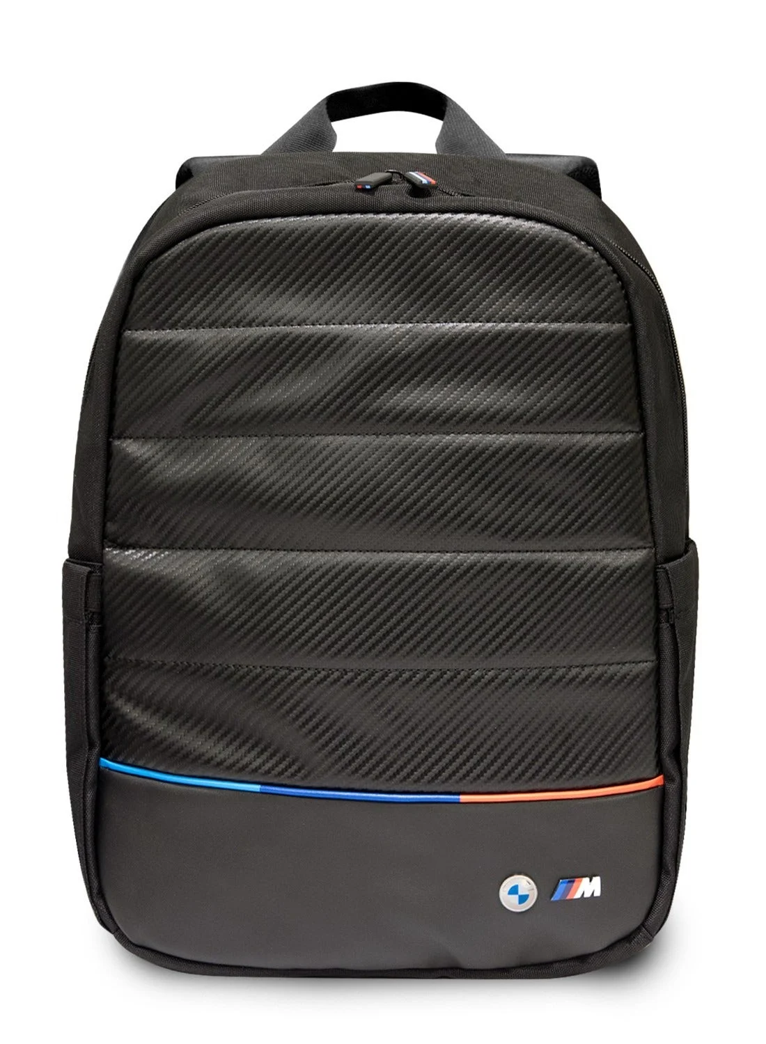 Premium Carbon Fiber Texture Laptop Backpack Water-Resistant Travel Bag for Men and Women (Black, 15-inch) r1l21