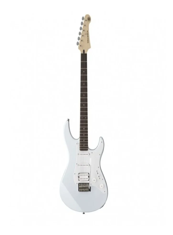 Premium 6-String Electric Guitar Professional Solid Body Instrument (White) u0zs3