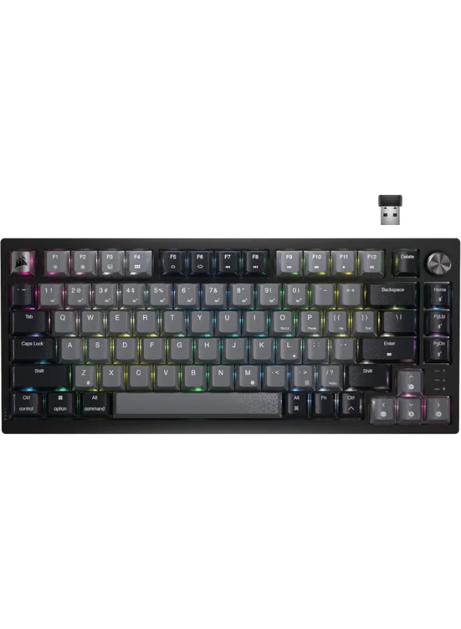 Premium 65% Optical-Mechanical Gaming Keyboard with RGB Backlit LED and PBT Keycaps (Black) 20onr