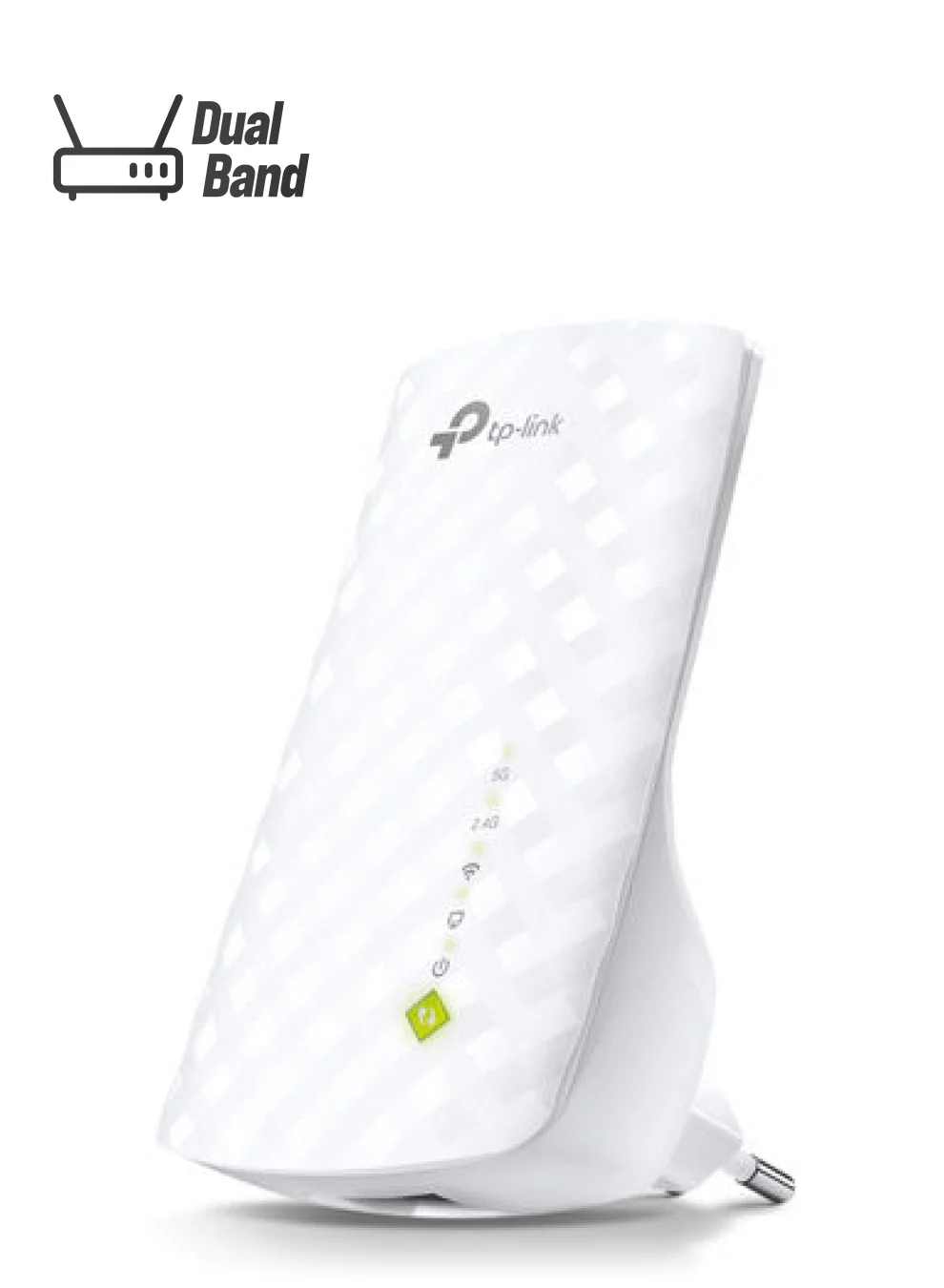 Premium AC750 Wi-Fi Range Extender Signal Booster (White, 1 Unit) r99iv