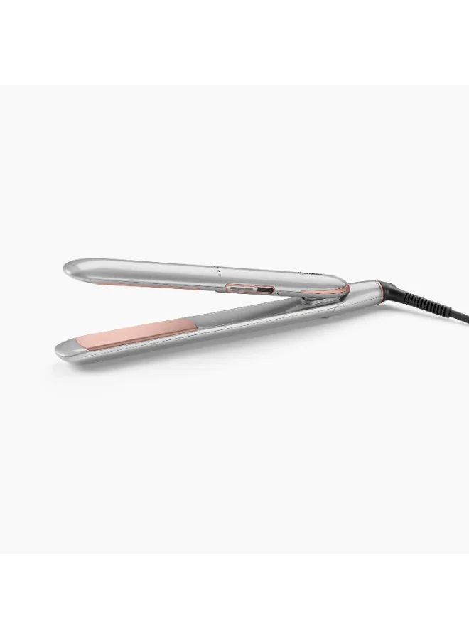 Premium Hair Straightener with 25mm Ceramic Plates, Fast Heating & 3 Heat Settings (Grey, 25mm) xqcx5