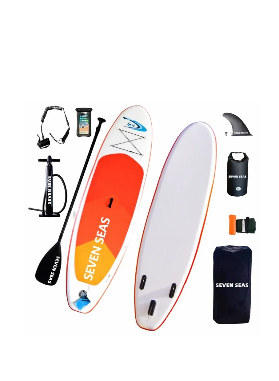 SS WATER SPORTS Stand Up Paddle Board Premium Inflatable SUP (Red, 335 cm x 81 cm x 15 cm) fvehu
