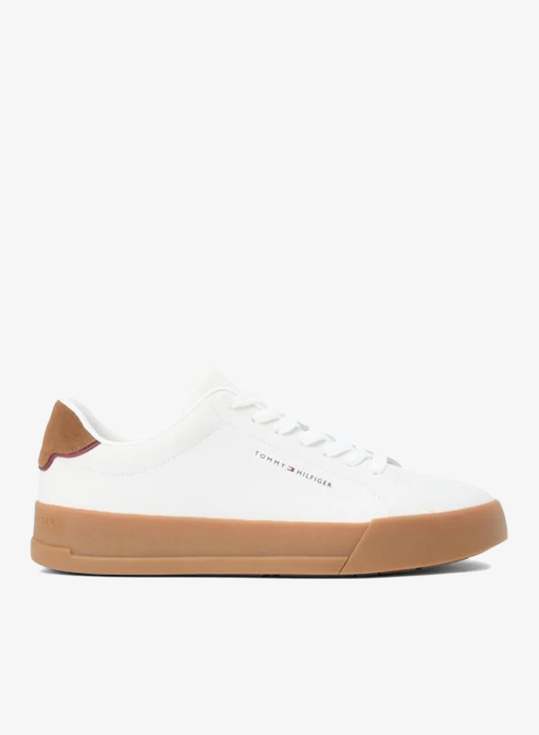 Premium Leather Court Trainers Minimalist Casual Sneakers For Men (White, 42) 8xmsx