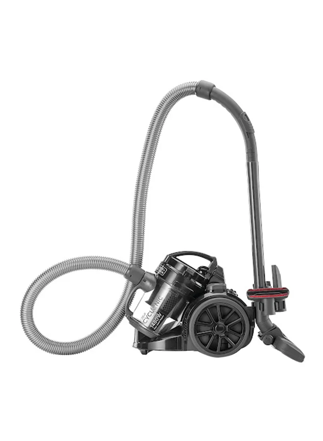 Premium Multi-Cyclonic Bagless Vacuum Cleaner with 6-Stage Filtration and 143 Air Watts (Black, 1.8 L) 9nqhk