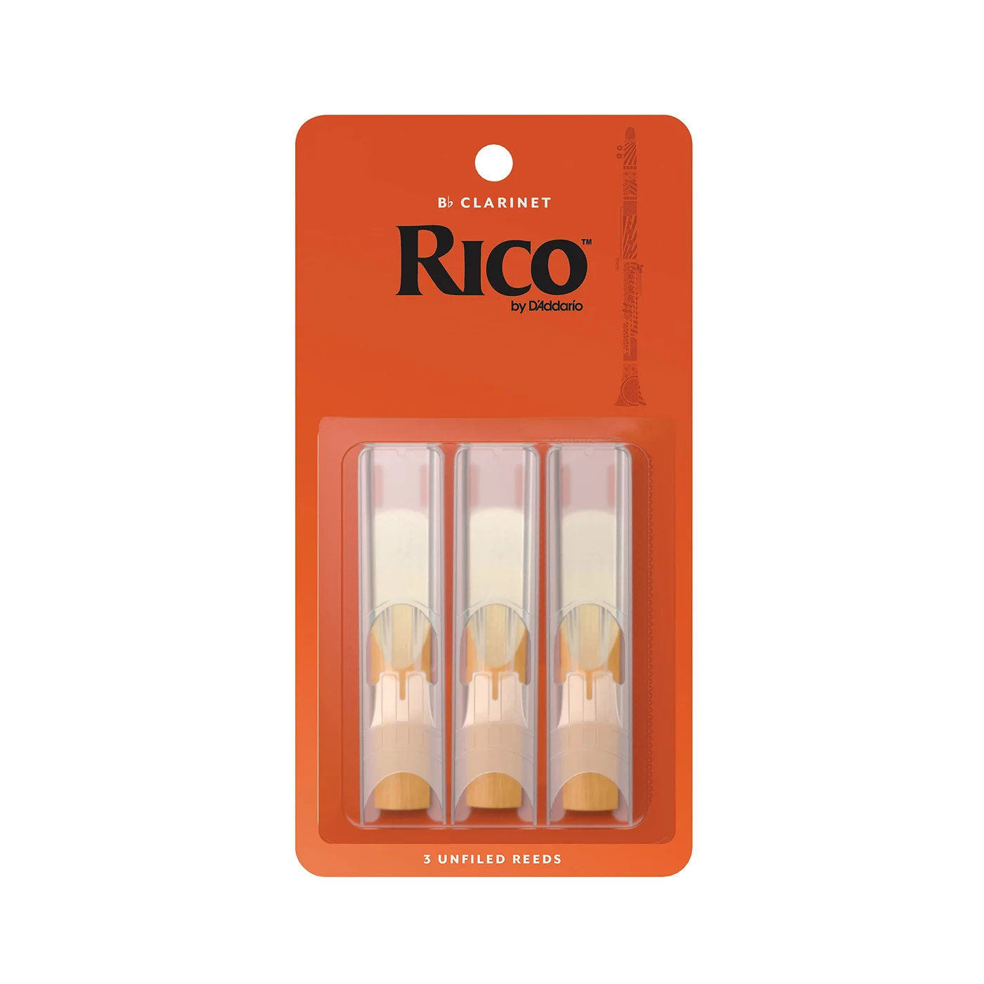 Premium Bb Clarinet Reeds Strength 2 (3 Pack) vkz40