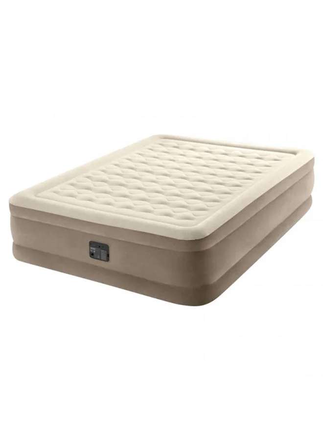 Premium Ultra Plush Airbed Inflatable Mattress with Built-in Electric Pump (Grey, 203 cm x 152 cm x 46 cm) 1dm9l