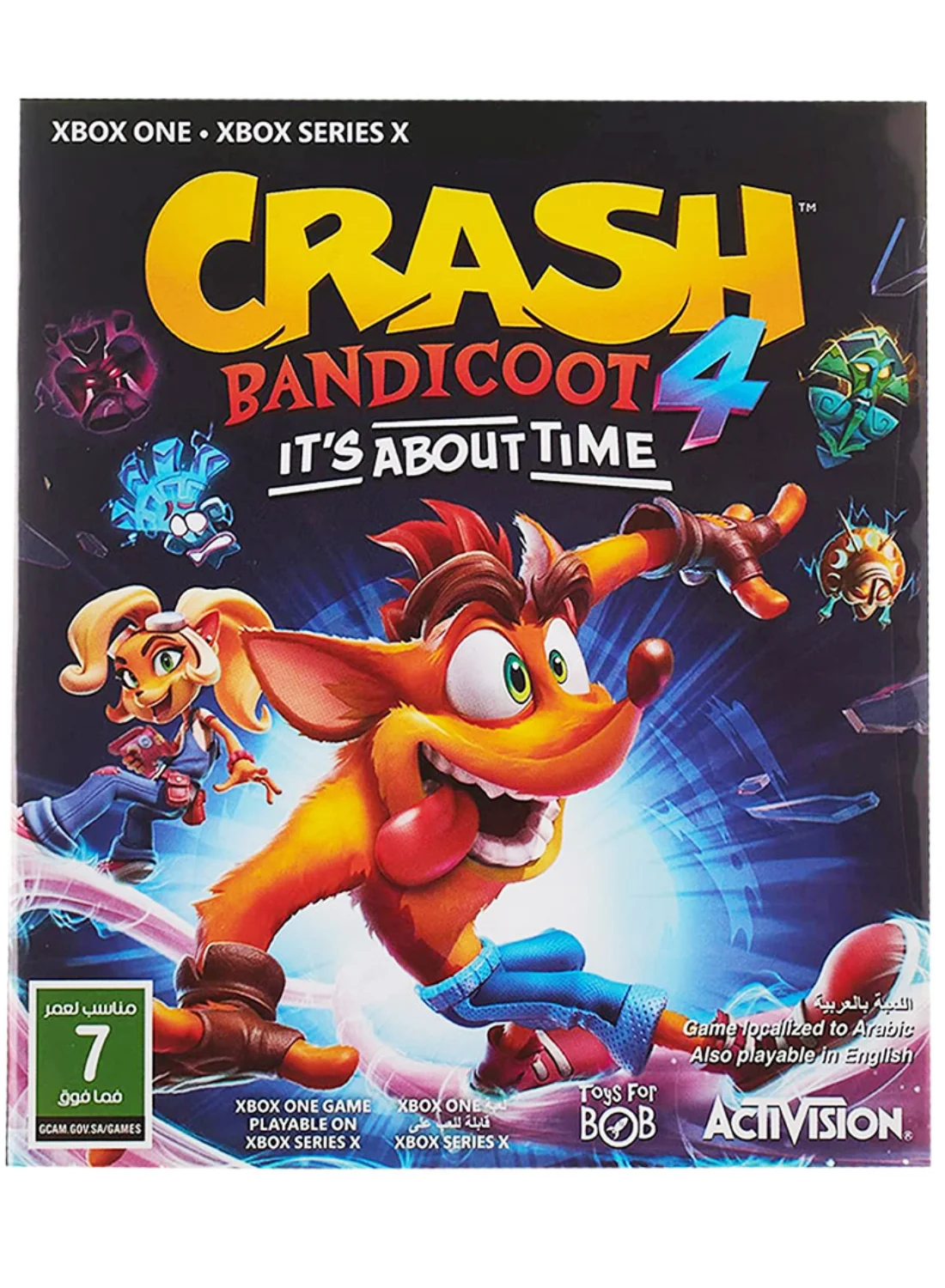 Crash Bandicoot 4 It's About Time Action Adventure Game for Xbox One and Series X (Standard Edition) 1htt8