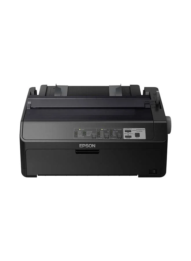 Premium Dot Matrix Printer High-Speed Impact Printing Device (Black, USB Connectivity) 3wiwp