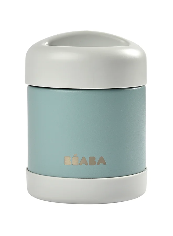 BEABA Thermal Meal Preservation Container (Stainless Steel, Double Layered, 300 mL, Grey) wtxdd