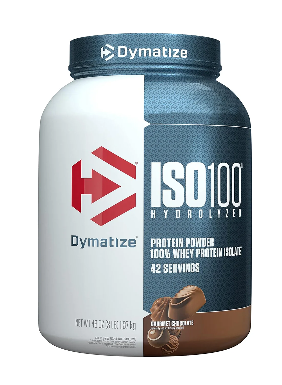 Dymatize ISO 100 Hydrolysed Protein Powder Premium Gourmet Chocolate (1.36 kg) jnktp