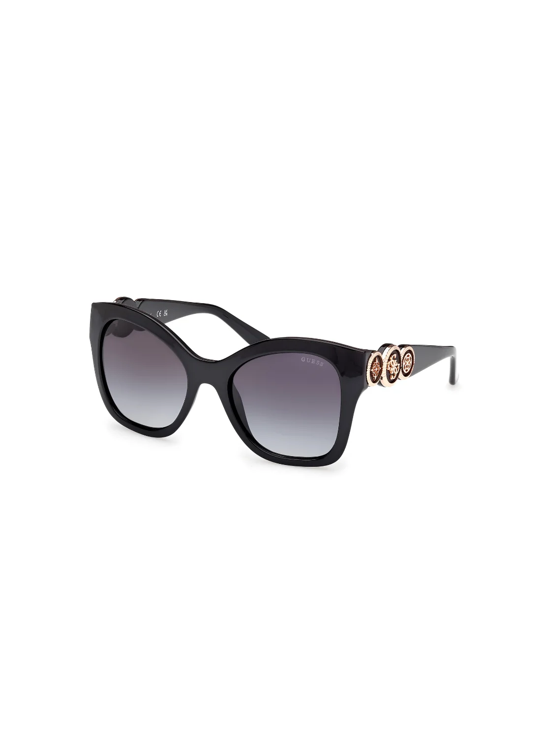 Premium Butterfly Sunglasses Full Rim Injected Frame for Women (Black, One Size) xcns2