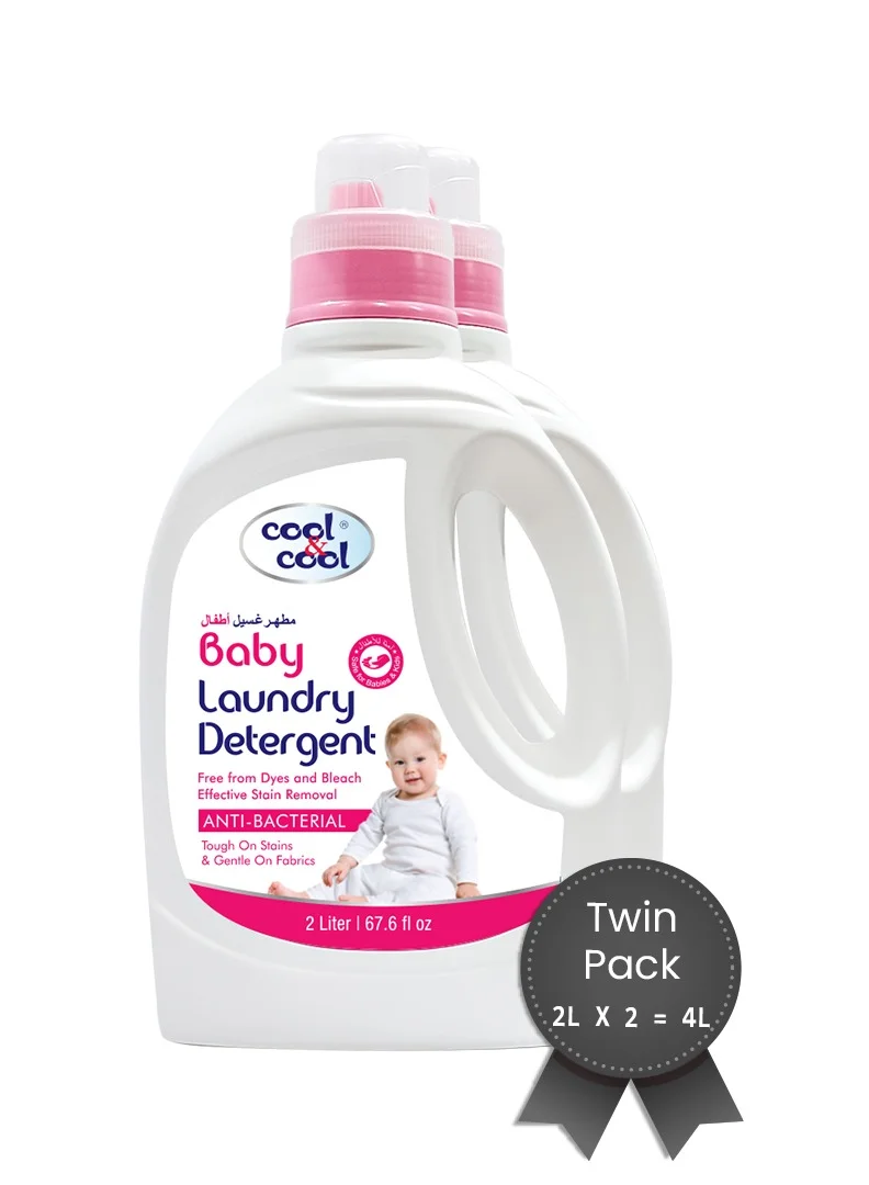 Cool & Cool Baby Laundry Detergent Gentle Formula for Sensitive Skin (1.5 L) xw6y7